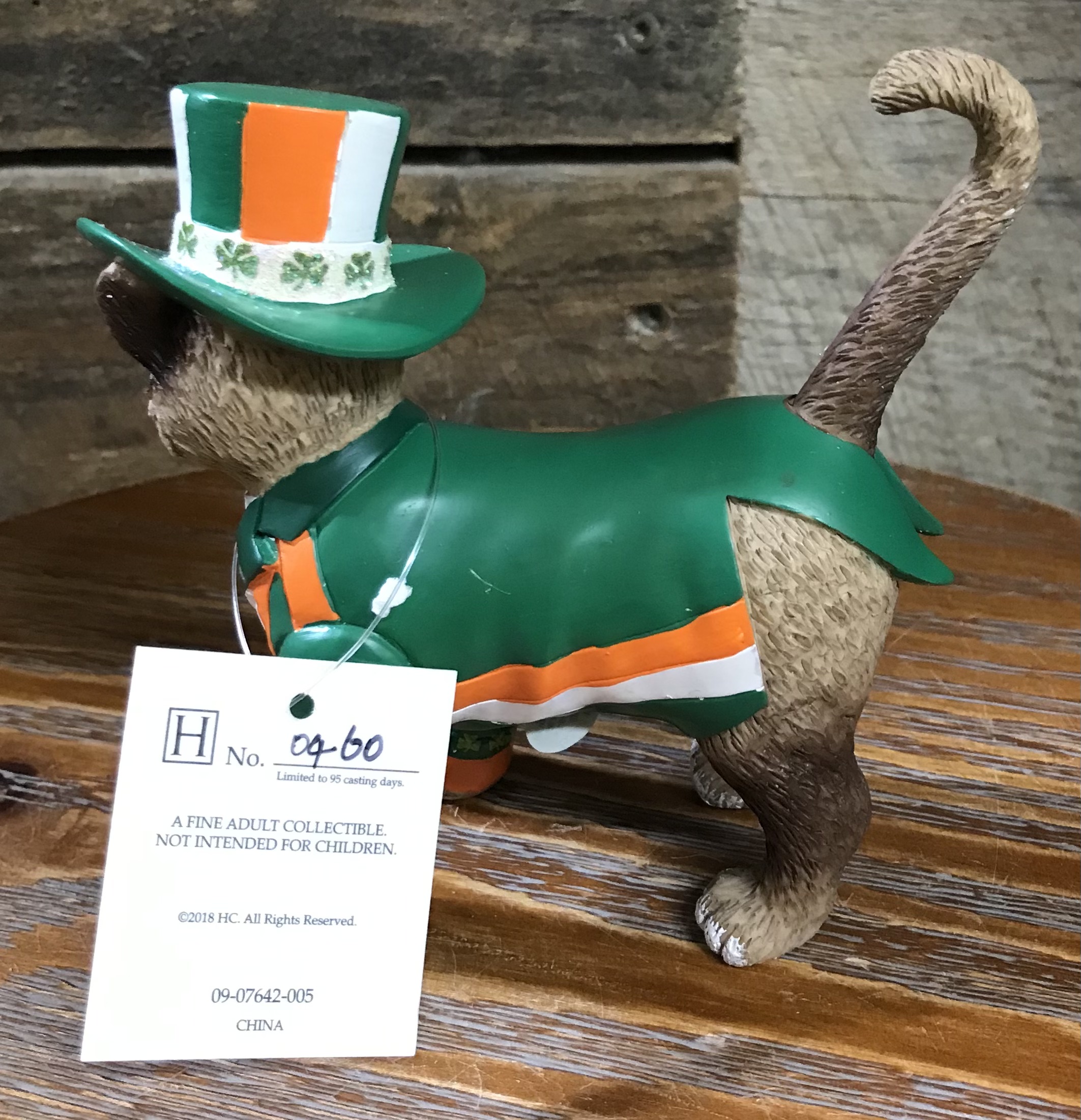 Hamilton Collection Angus McPurr Cat Figurine 0460 Retired 2018 NEW - Image 5