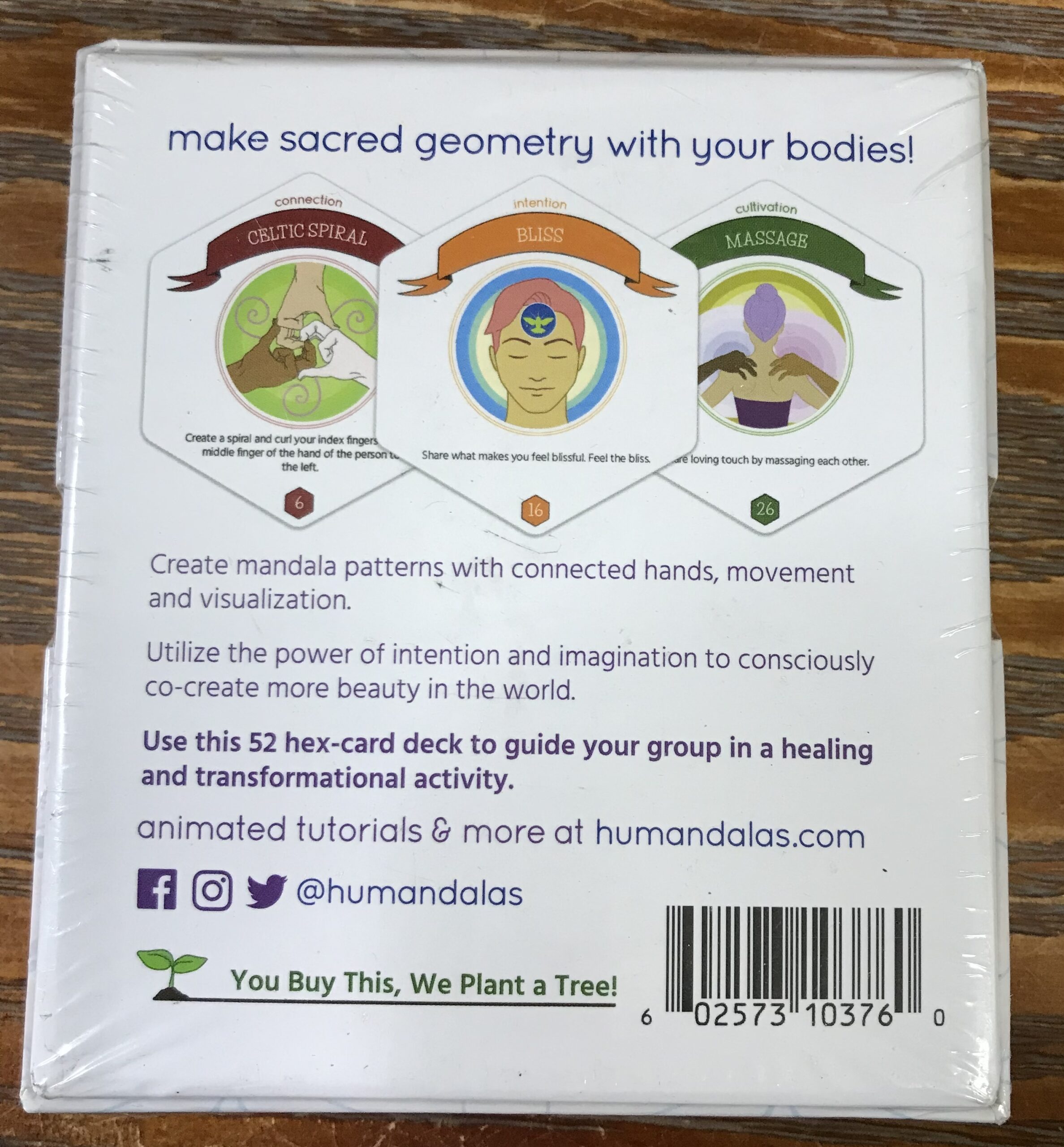 Humandalas Cards 2nd Edition Oracle Deck 52 Hex Cards Sealed NEW - Image 3