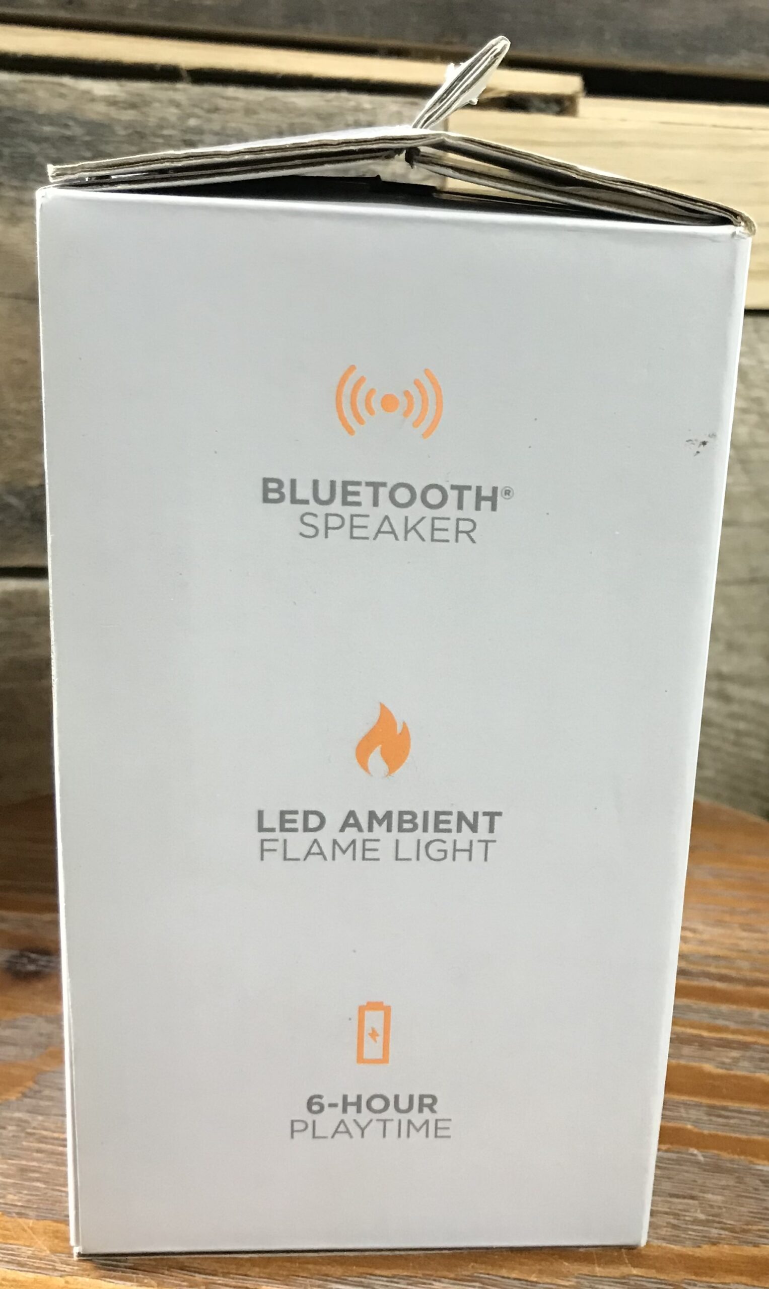 TikiTunes Bluetooth Speaker Flame LED Light 5W Portable Black NEW - Image 3