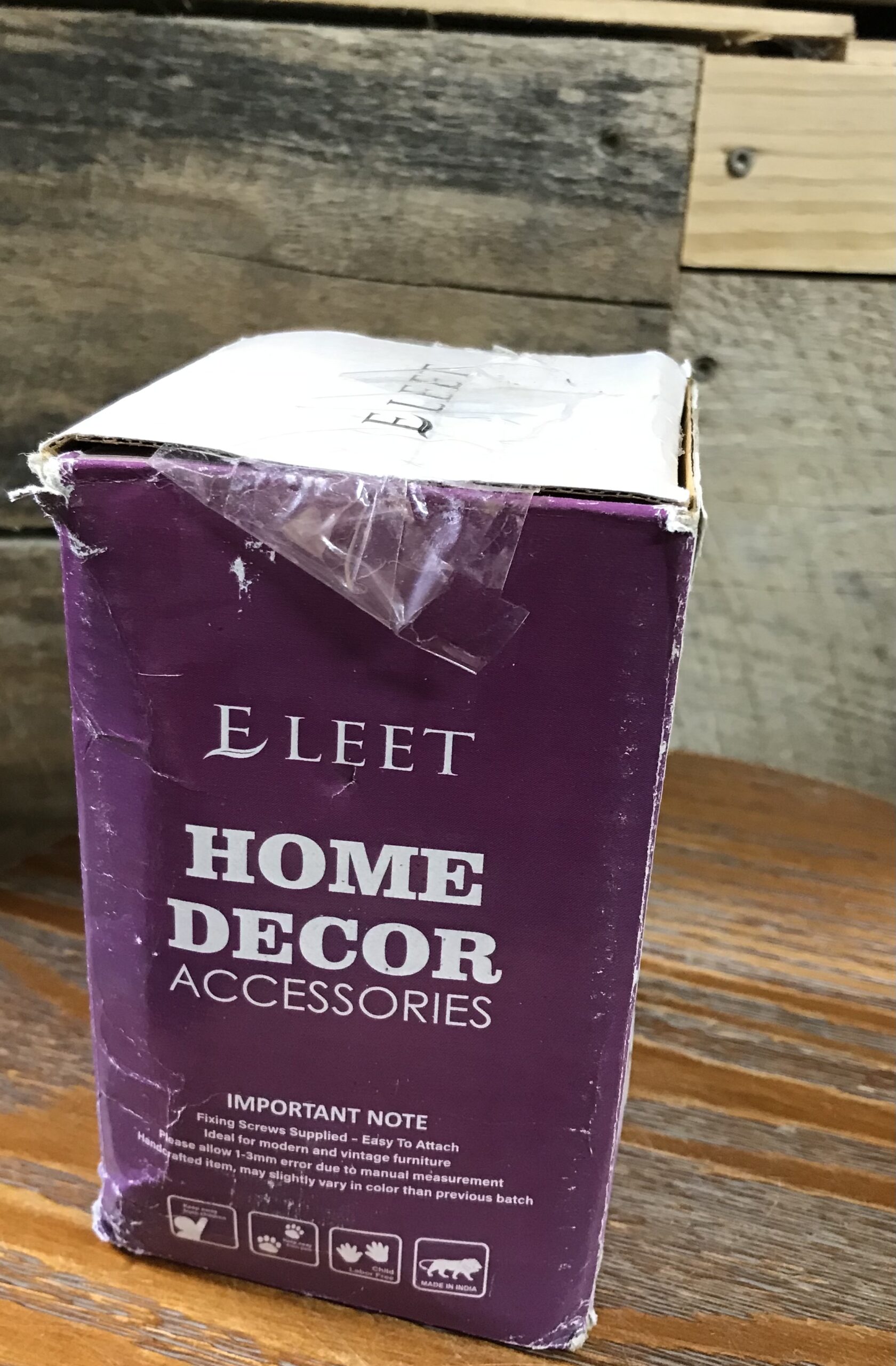 Eleet Ceramic Cabinet Knobs Hand Painted 12 Pack Mauve White NEW - Image 3