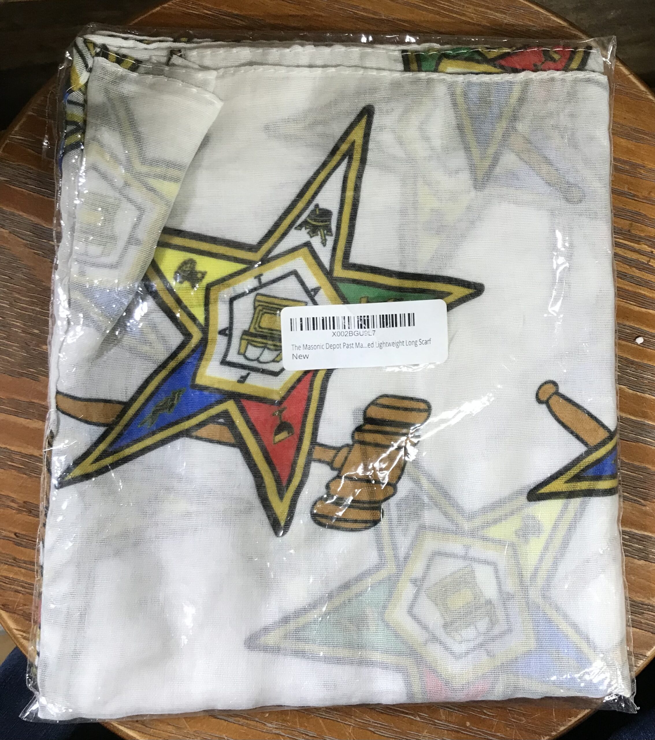 Past Matron Eastern Star Scarf The Masonic Depot Oversized NEW - Image 3