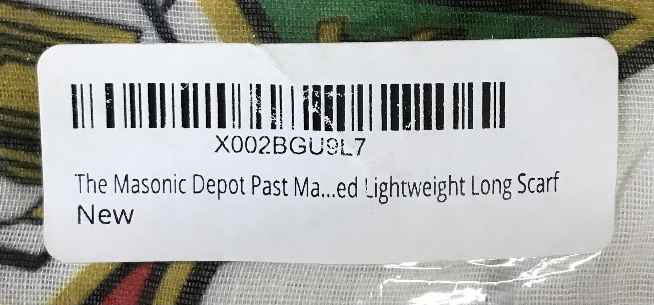 Past Matron Eastern Star Scarf The Masonic Depot Oversized NEW - Image 4