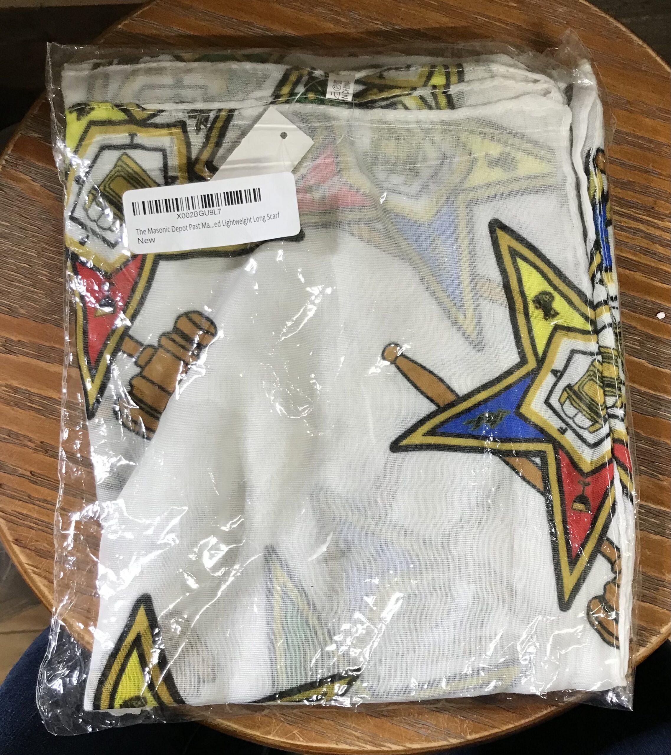Past Matron Eastern Star Scarf The Masonic Depot Oversized NEW - Image 5