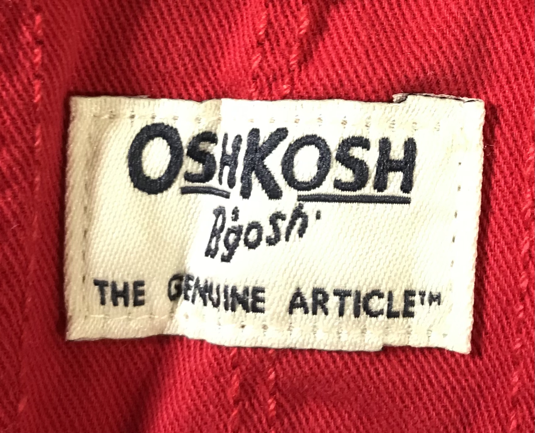 OshKosh B’Gosh Baby Girl Red Lace Trim Short Overalls 12M NEW - Image 5