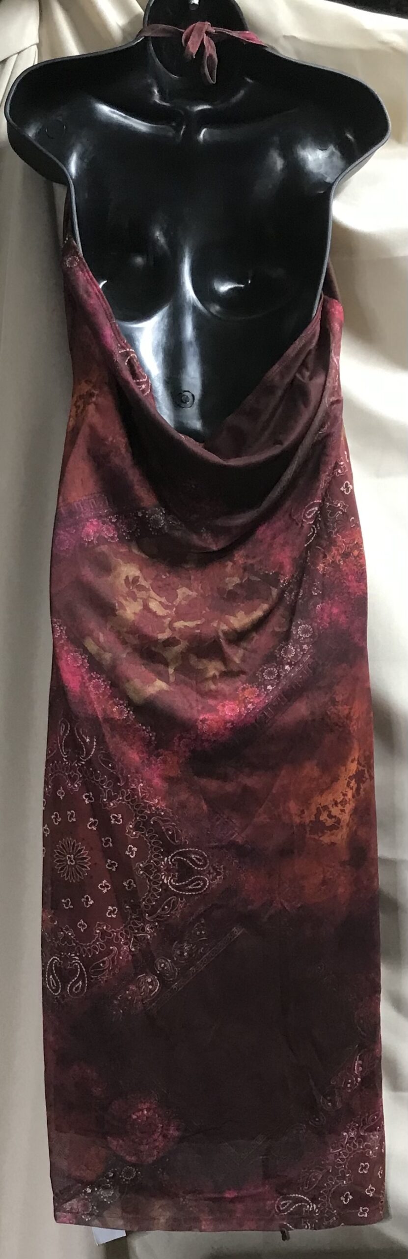 CIDER Red Multi-Color Long Dress 2XL Maxi Dress NEW - Image 3