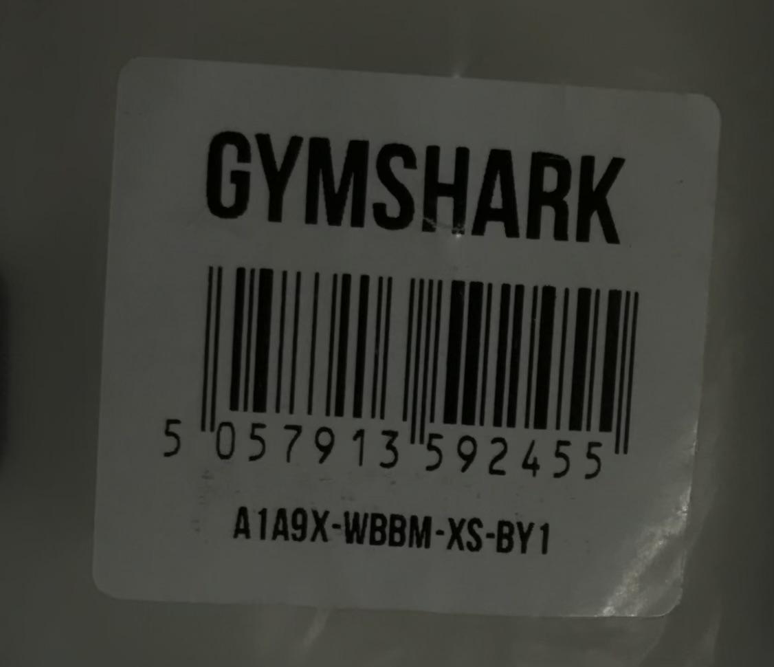 Gymshark Mens White T-Shirt Black Side Stripes XS NEW - Image 9