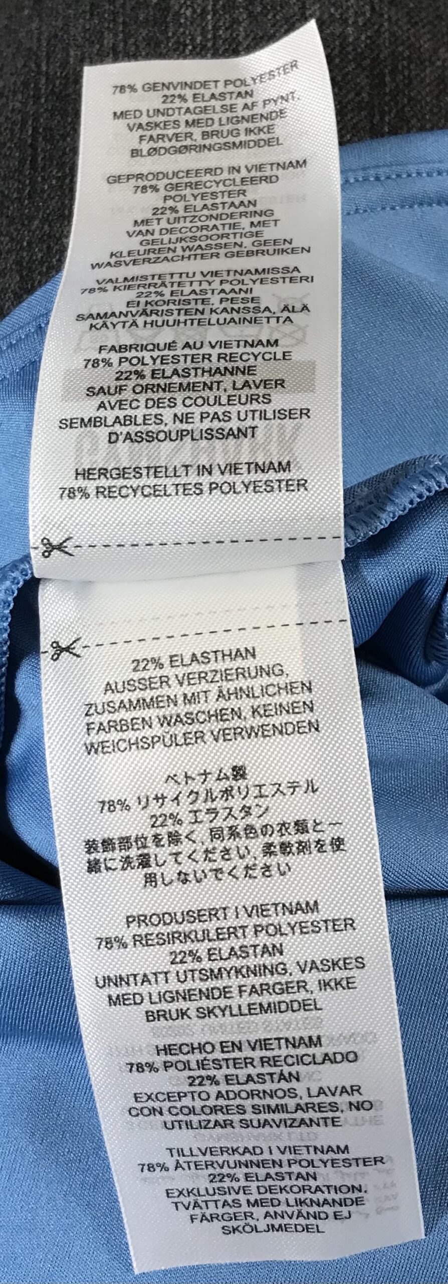 Gymshark Ruched Tight Shorts – Coastal Blue – Women’s Size XS – NEW - Image 5