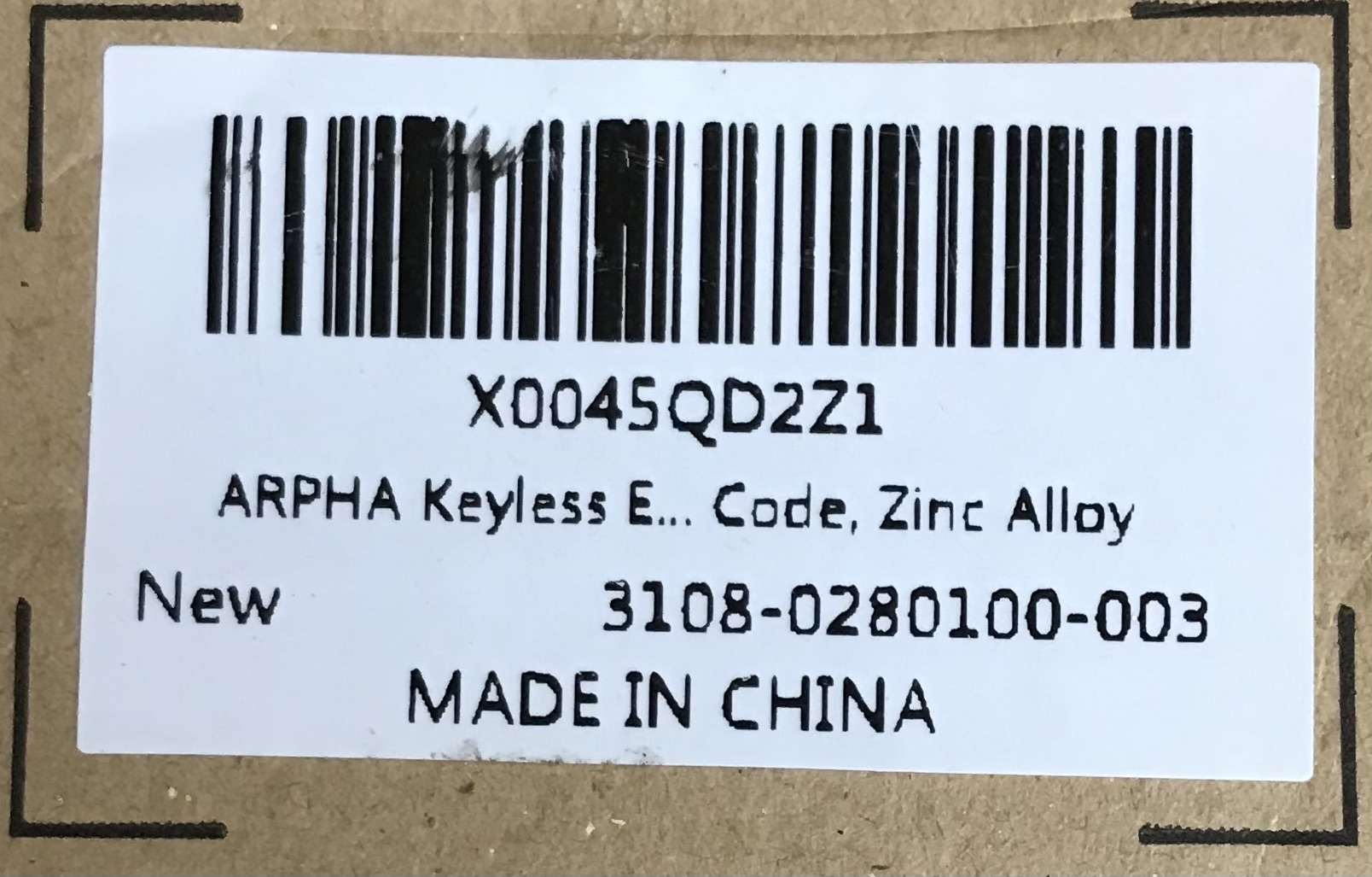 Arpha D280 Fingerprint Keypad Smart Door Lock APP Control NEW - Image 4