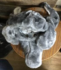 Faux Fur Elephant Hat