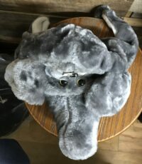 Faux Fur Elephant Hat