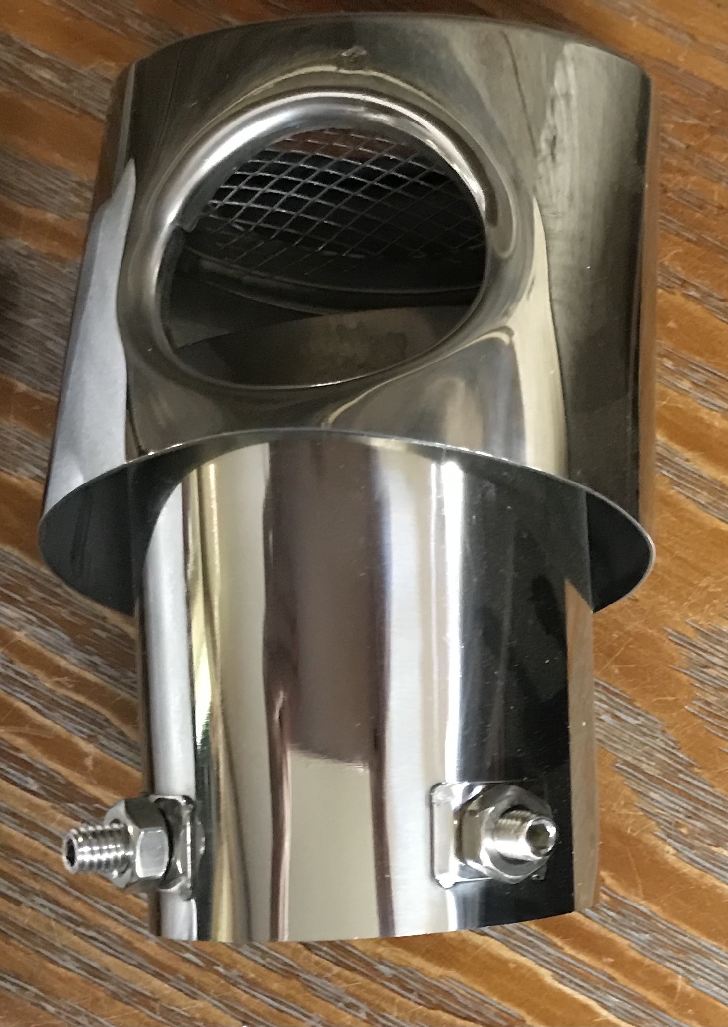 3 Inch Inlet Stainless Steel Exhaust Tips Set of 2 NEW - Image 4