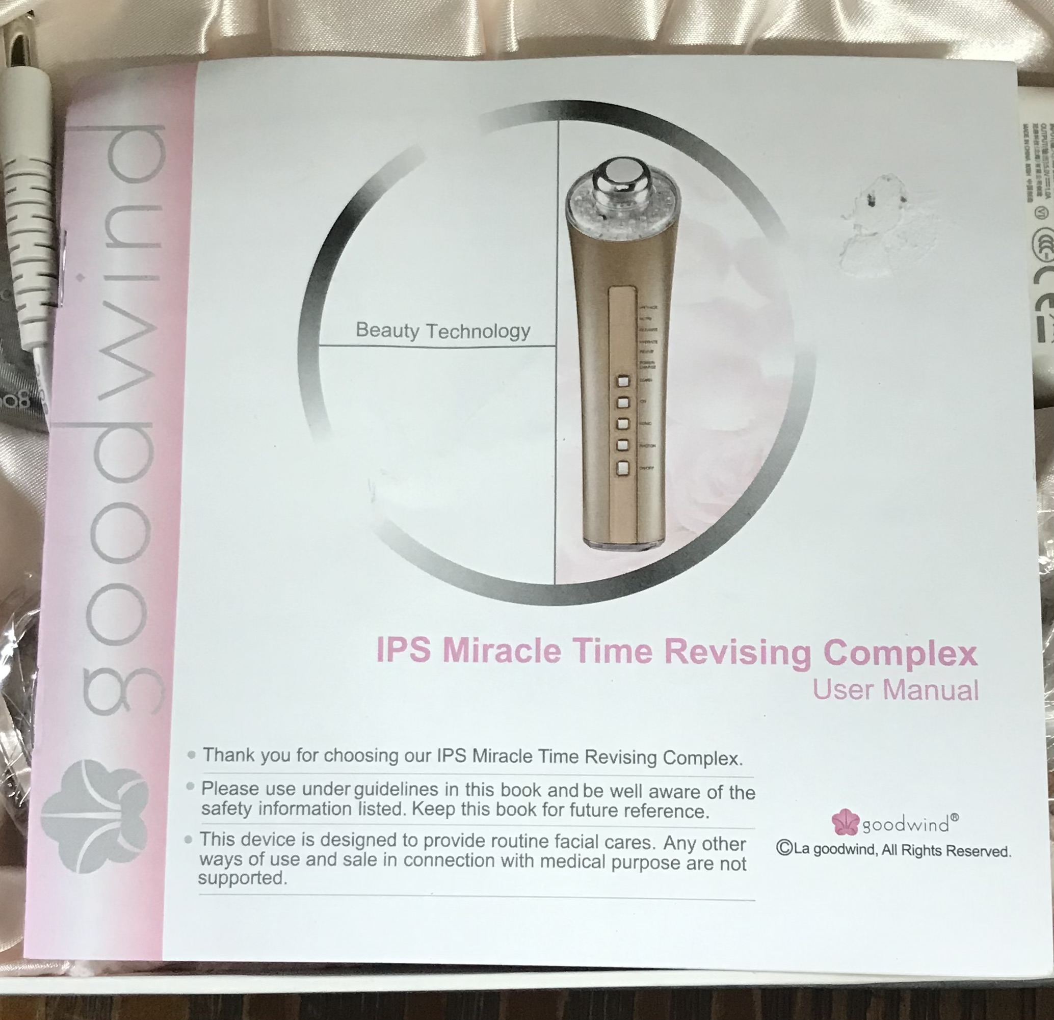 IPS Miracle Time Revising Complex CM-5-2 GoodWind Facial Beauty Device NEW - Image 3