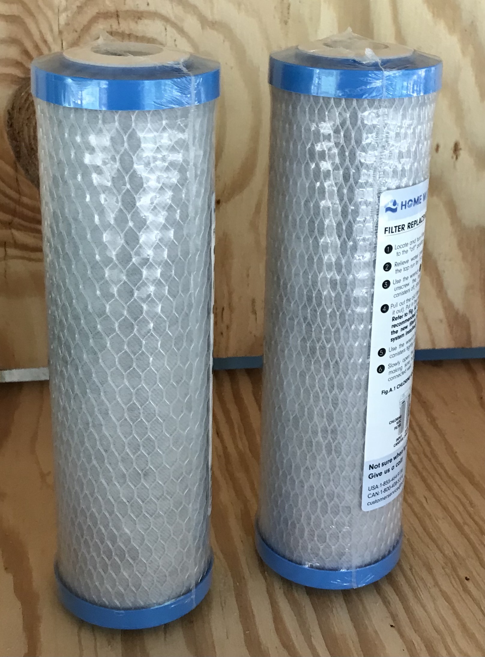Home Water Chlorine VOC Replacement Water Filter Set of 2 NEW - Image 6