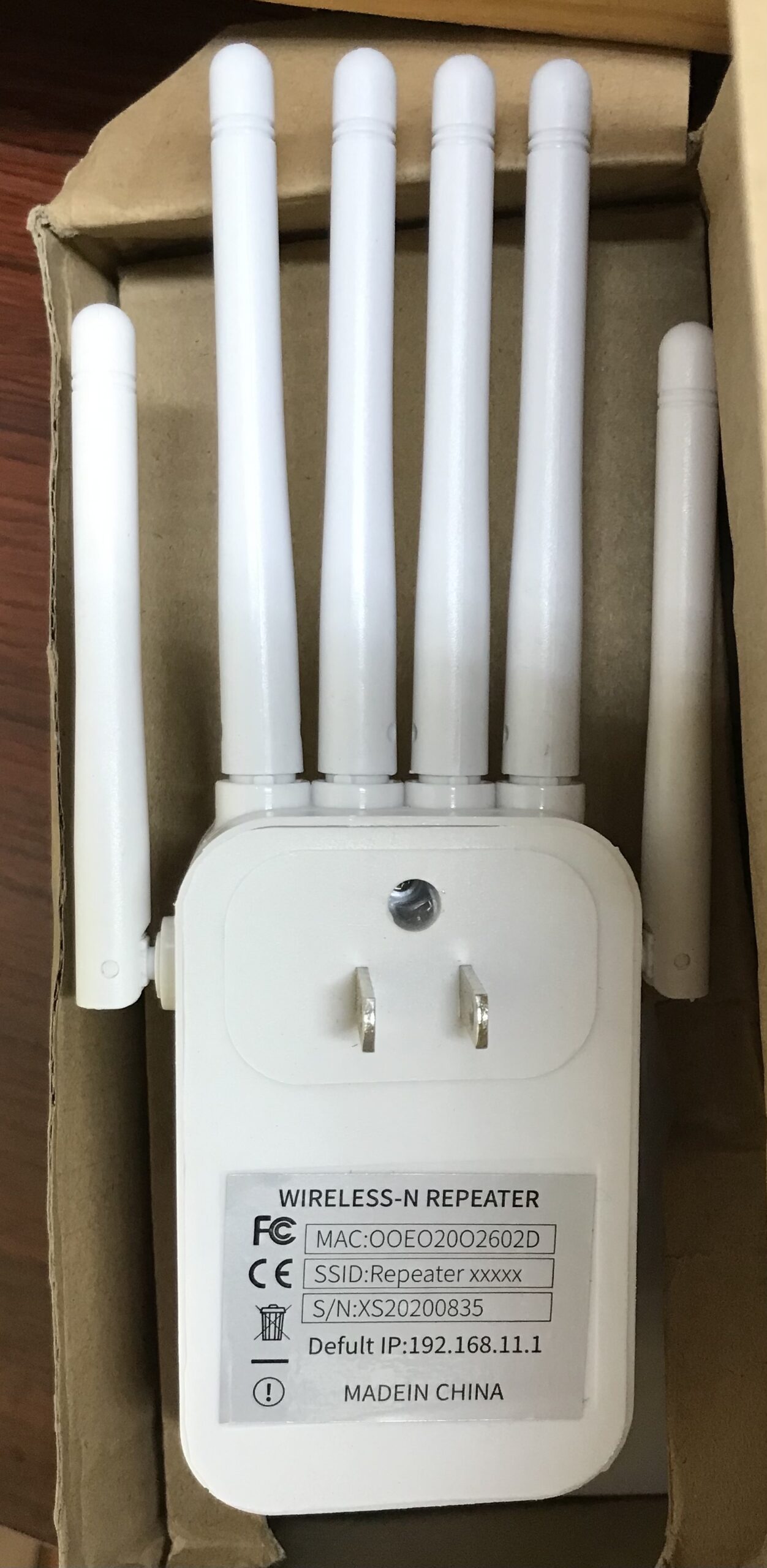 Wireless-N WiFi Repeater 300M Range Extender Signal Booster Open Box NEW - Image 4