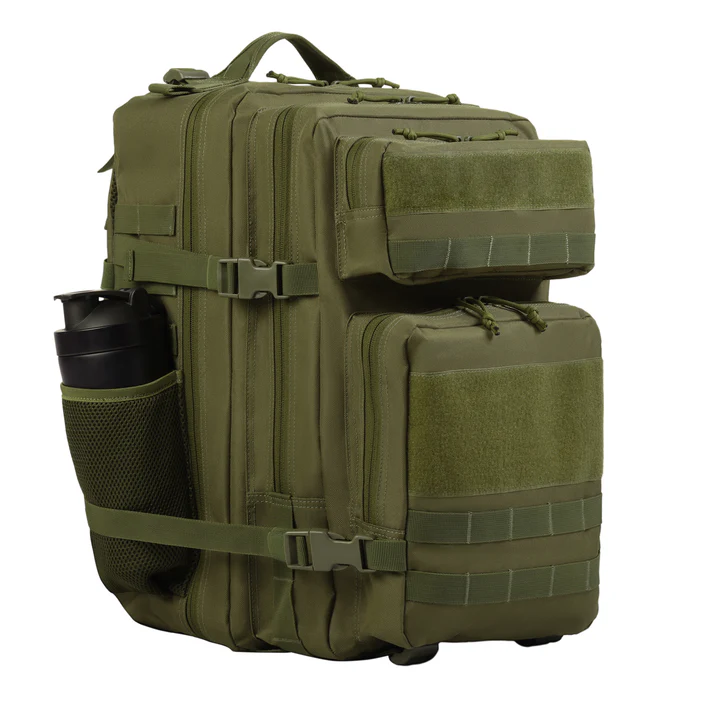GRT Recon 45L Tactical Backpack Army Green Waterproof Travel Gym NEW - Image 8