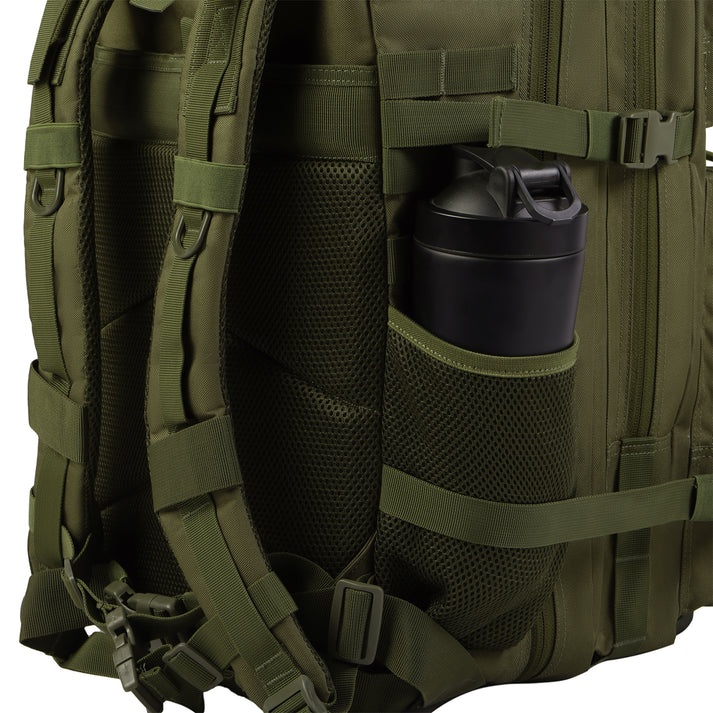 GRT Recon 45L Tactical Backpack Army Green Waterproof Travel Gym NEW - Image 15