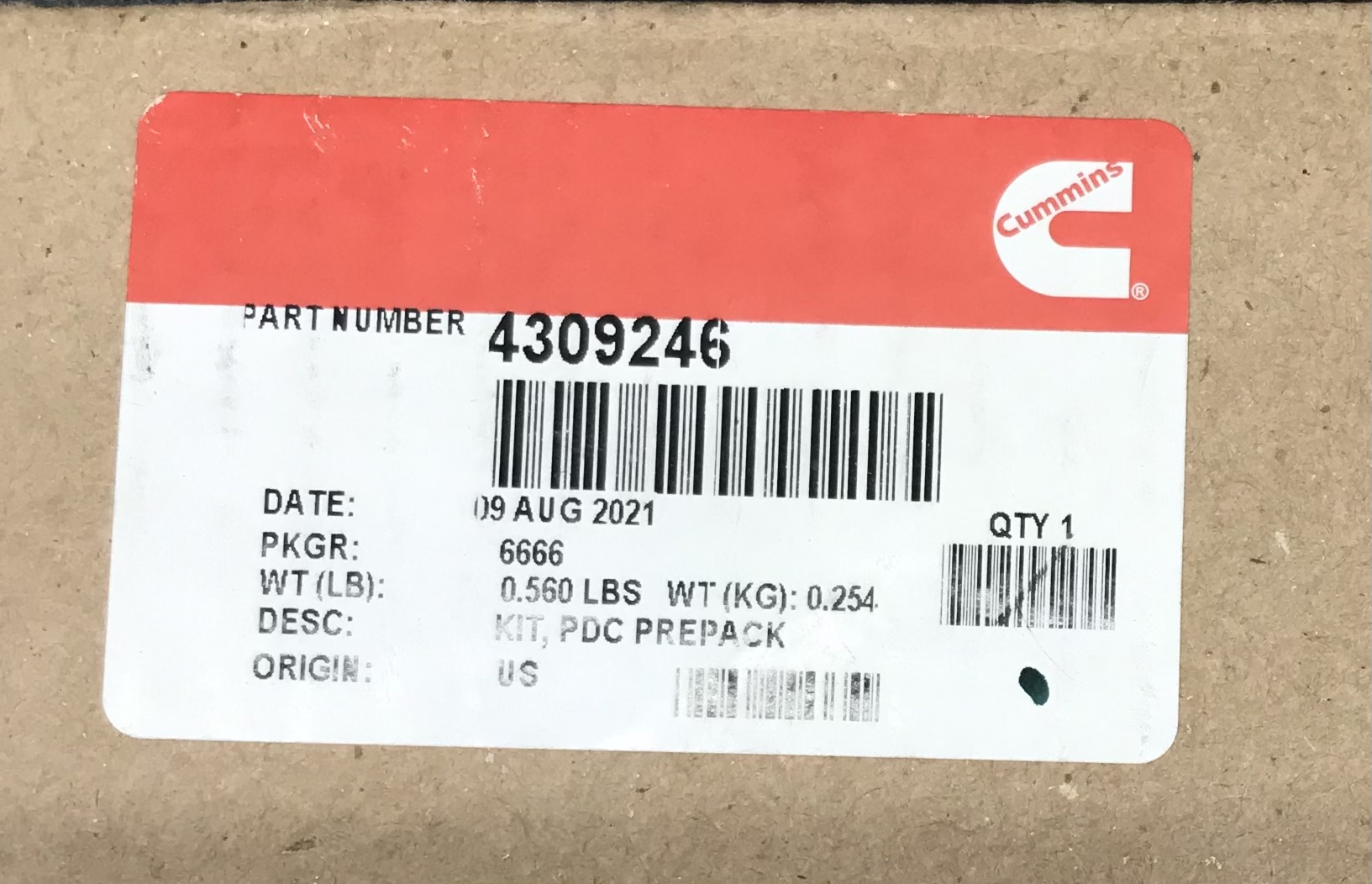 Genuine Cummins 4309246 EGR Cooler Kit EPA13 ISX QSX 12L NEW OEM - Image 4