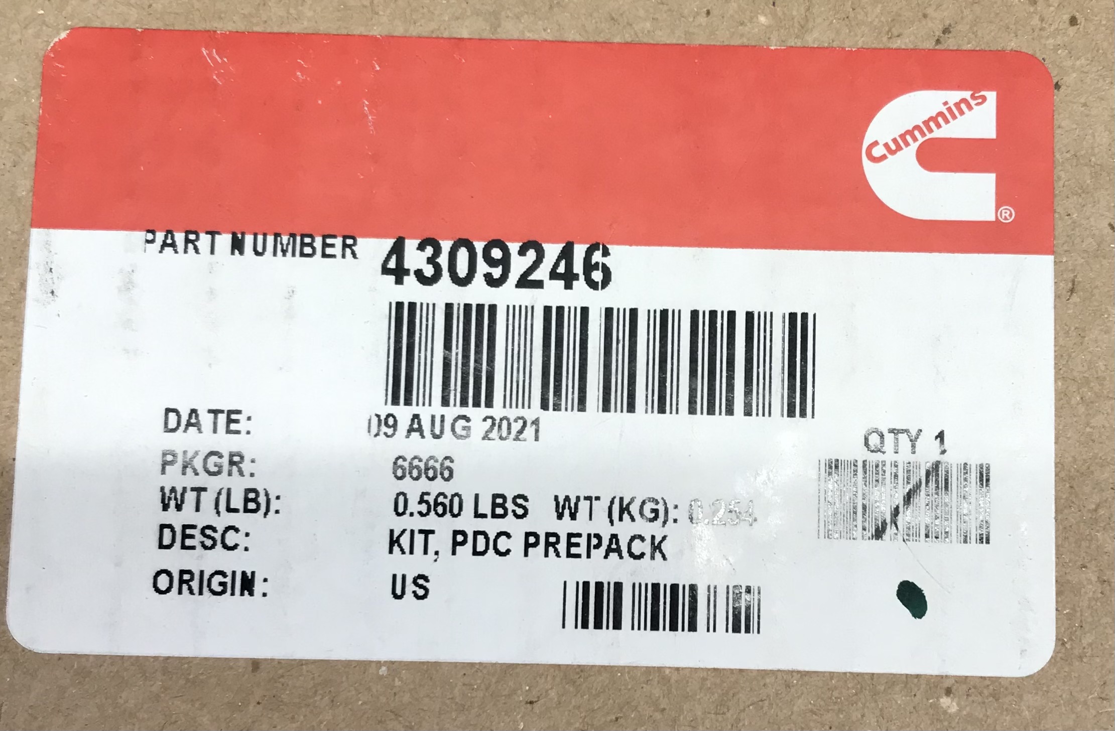 Genuine Cummins 4309246 EGR Cooler Kit EPA13 ISX QSX 12L NEW OEM - Image 5