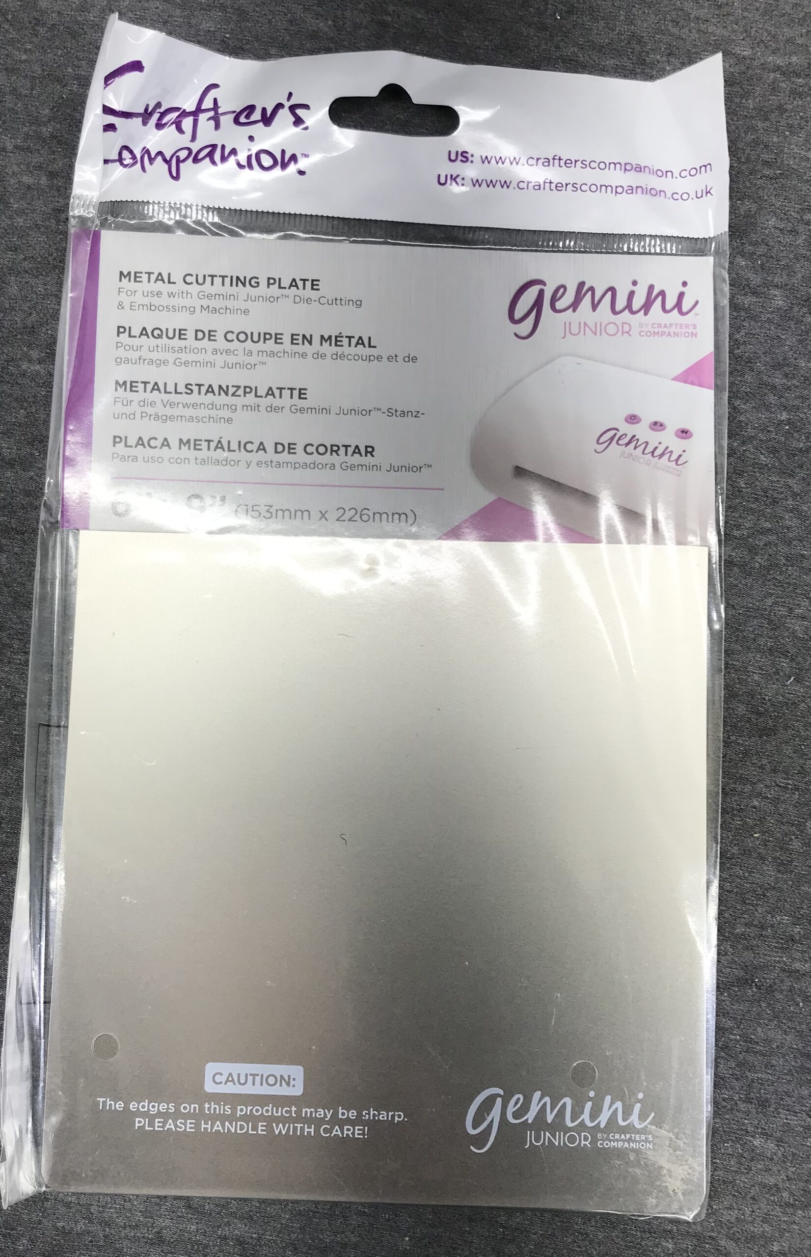 Gemini Jr. Metal Cutting Plate
