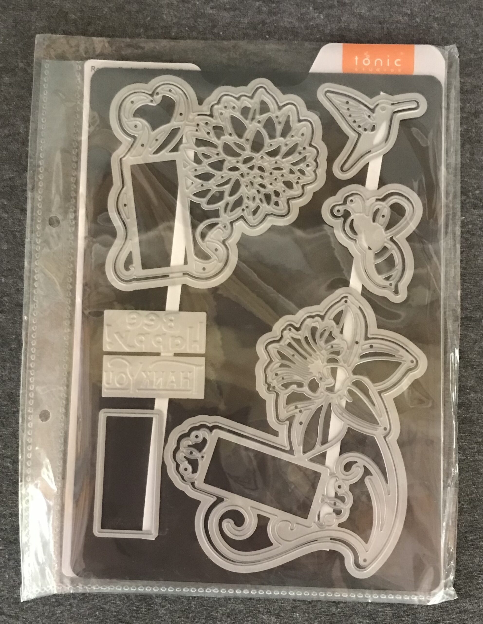 Tonic Studios Rococo Bee Happy Spring Floral Die Set – Model 3909C – Brand New - Image 3