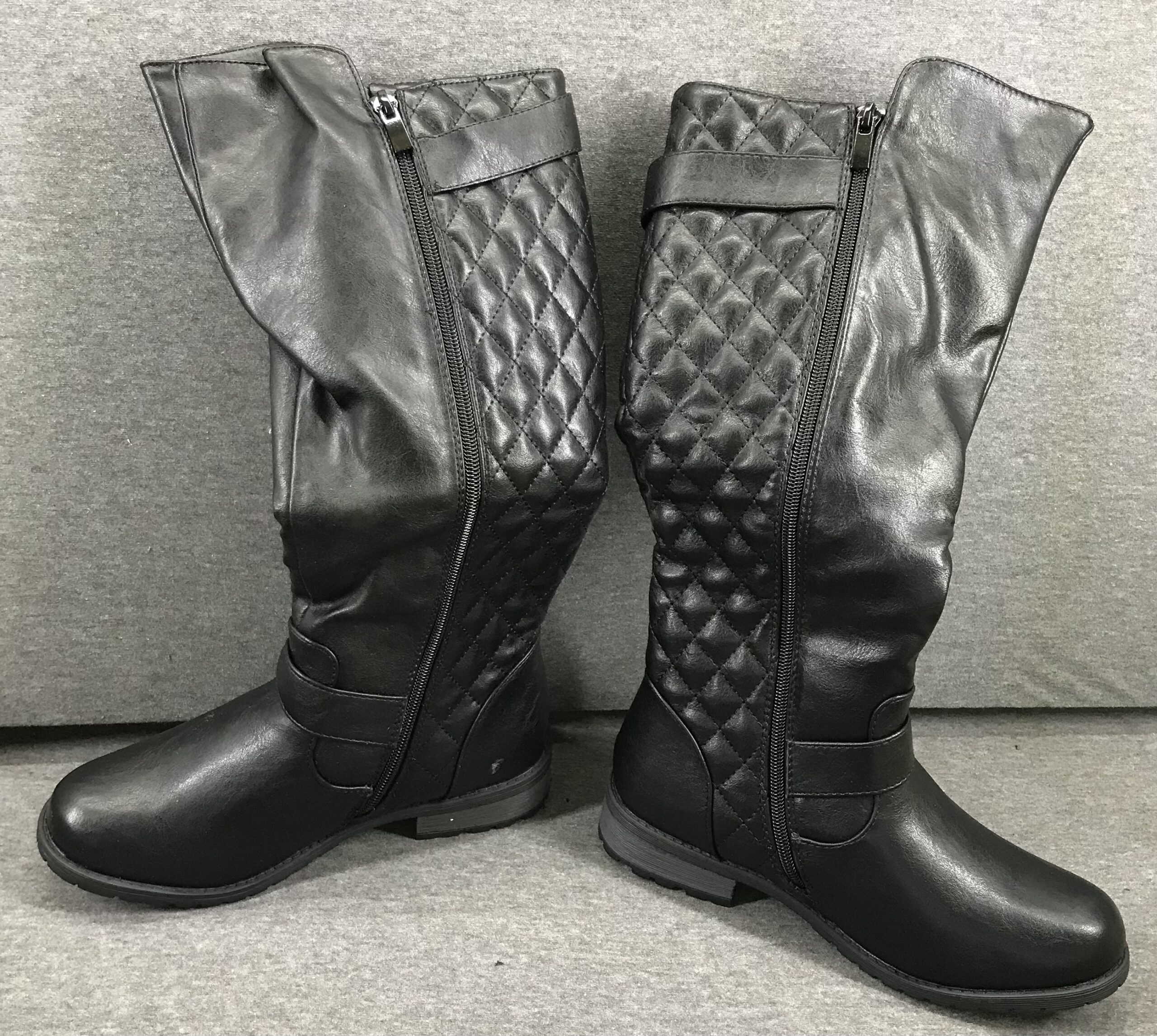 Forever Mango-21 Women's Knee High Riding Boots Black Sz 6.5 NEW Zipper - Image 3