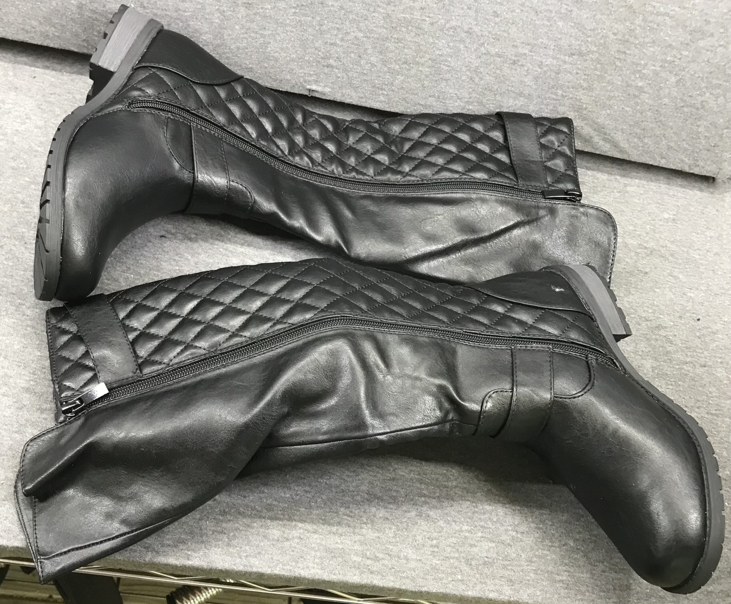 Forever Mango-21 Women's Knee High Riding Boots Black Sz 6.5 NEW Zipper - Image 4