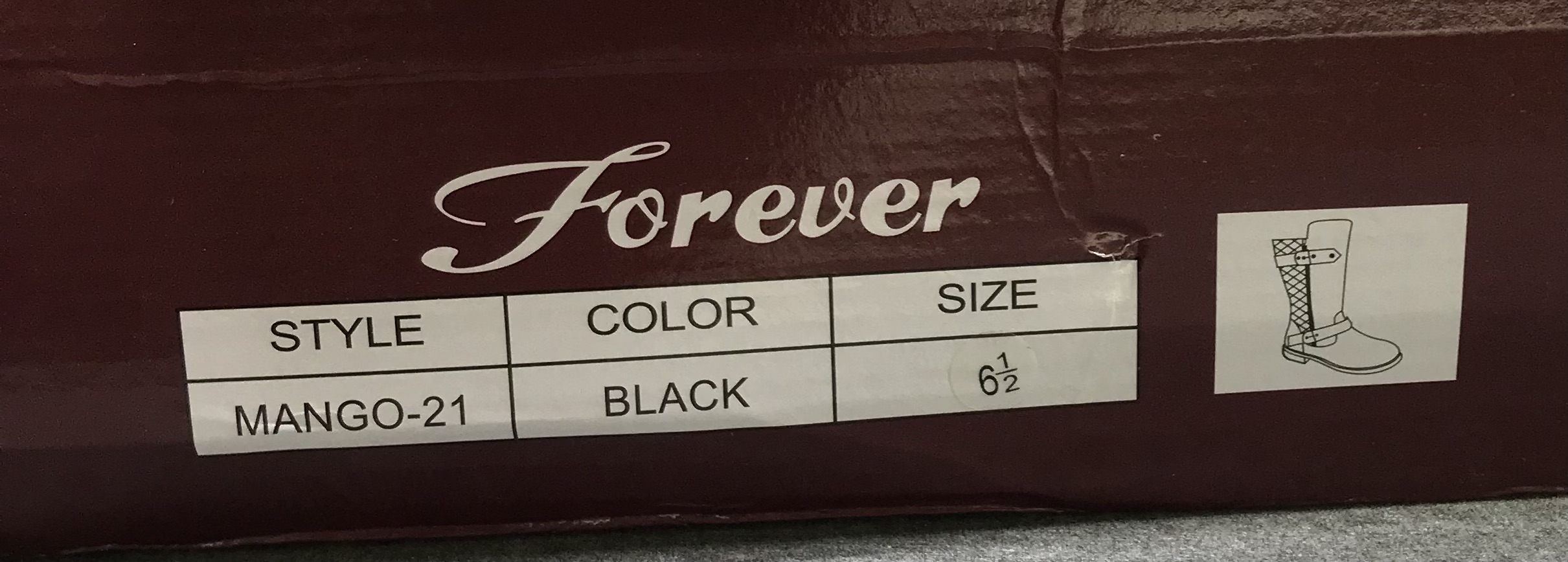 Forever Mango-21 Women's Knee High Riding Boots Black Sz 6.5 NEW Zipper - Image 7
