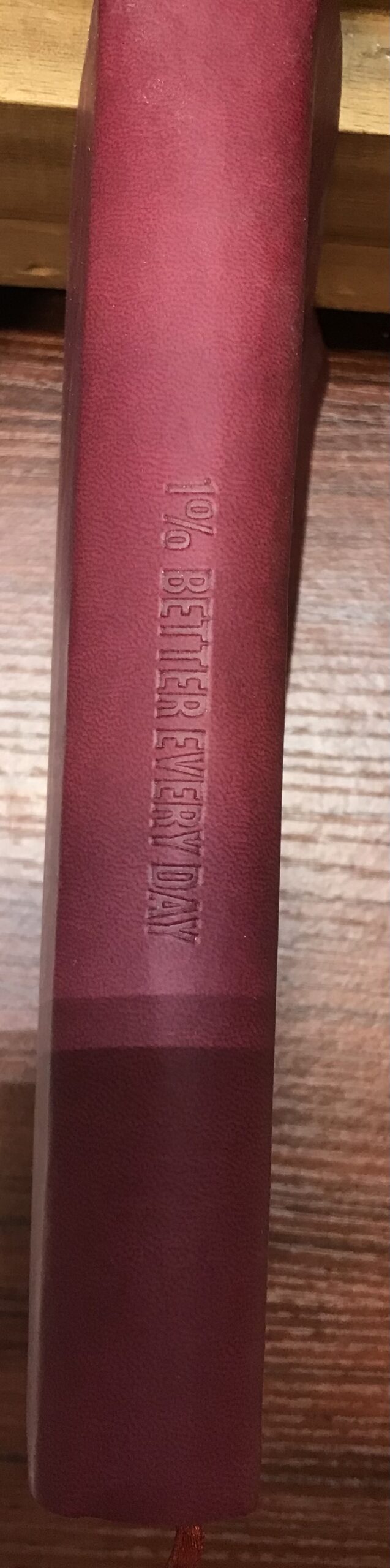 The 1% Diary Steven Bartlett 90-Day Motivational Journal Burgundy NEW - Image 3