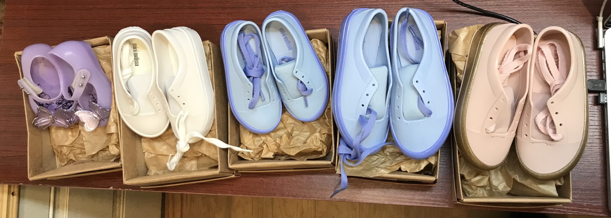 Mini Melissa Toddler Kids Shoes - Choose Style Mini Street & Fly III Size 6-11 NEW - Image 4