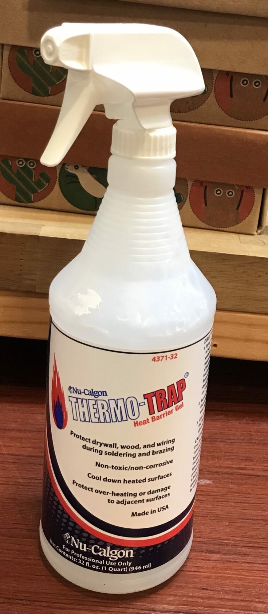 Nu-Calgon 4371-32 Thermo-Trap Heat Barrier Gel Spray 32 oz 1 Quart Case of 6 NEW - photo 6