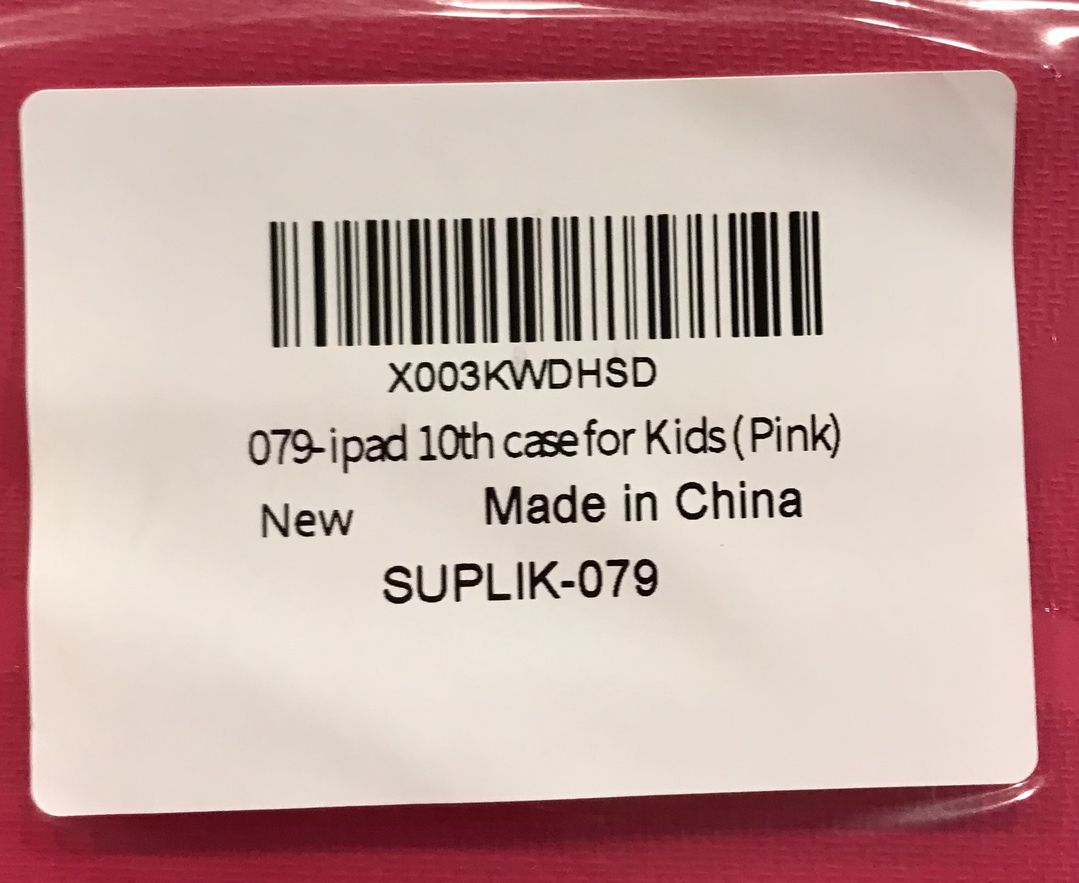 Suplik iPad 10th Generation Kids Case Pink Shockproof Screen Protector SUPLIK-079 - photo 3